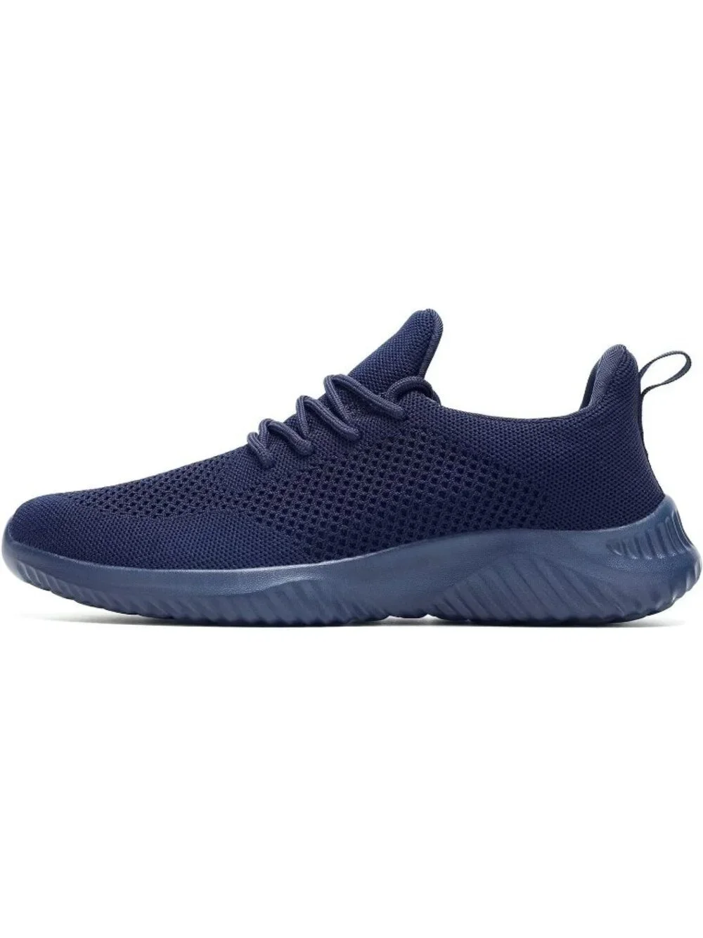 Men's Blue Mesh Ultra Light Breathable Casual Fashion Slip on Walking Sneaker